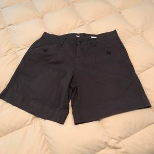 Vintage Dark Brown Tailored High Waist Shorts Size 4